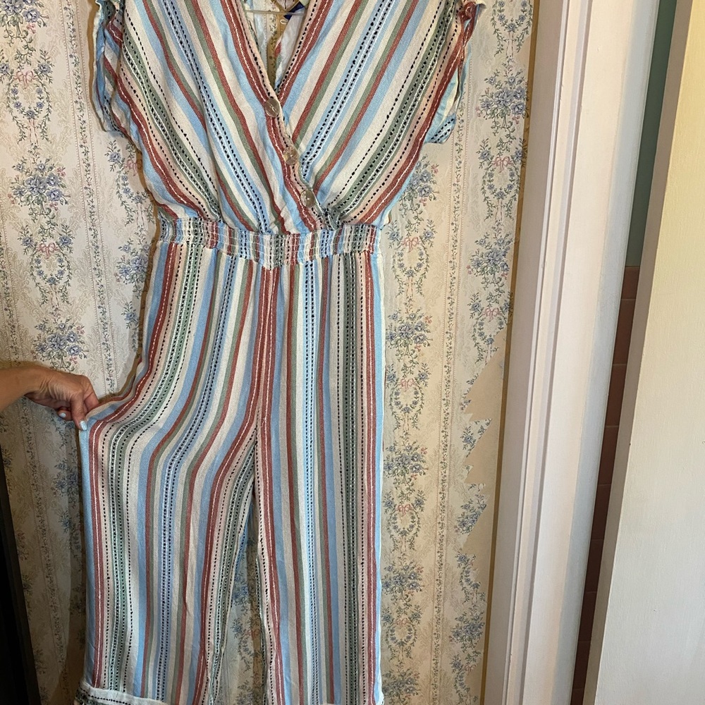 Striped Jumpsuit